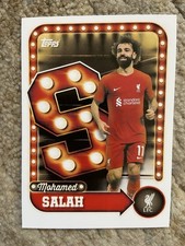 Topps 2025 Mohamed Salah #27 Liverpool FC Soccer Trading Card