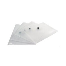 Plastic Stud Wallet Folders Size A3 A4 A5  Document Clear File Popper Wallets