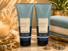 2 Bath Body works Mineral Sea Salt Ultimate Hydration body Cream