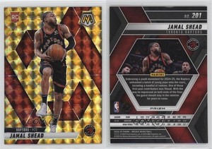 2024-25 Panini Mosaic Rookies Reactive Yellow Prizm Jamal Shead #201 Rookie RC
