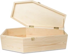 Pet Casket - 30" Wooden Burial Box for Dogs and Cats, Strong and Safe Baltic ...