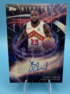 2025-26 Topps Midnight Jamal Shead Stroke Of Midnight Auto