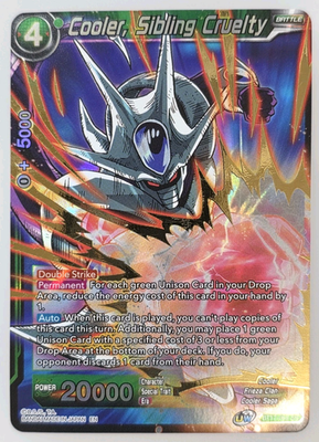 NM Cooler Sibling Cruelty BT17-068 SR Dragonball Super Ultimate