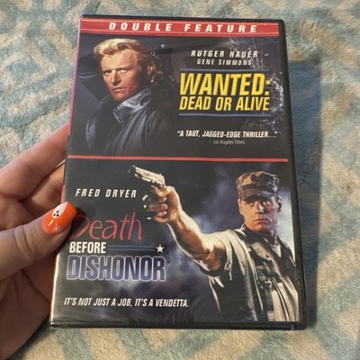 Wanted Dead or Alive & Death Before Dishonor [New DVD] Rutger Hauer. SEALED !