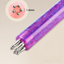 Easy Painting Flower Nail Purple Pen Nail Dotting Tool for Diy Nail Art
