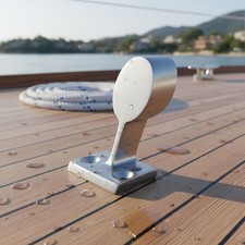 Yacht Rail Stanchion Base Railing Fitting Mirror Polished