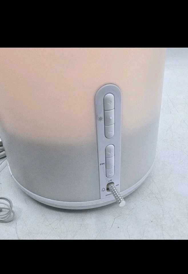 Philips Wake Up Natural Light Therapy Sunrise Alarm Clock FM Radio HF3470 Tested - Image 3 of 4