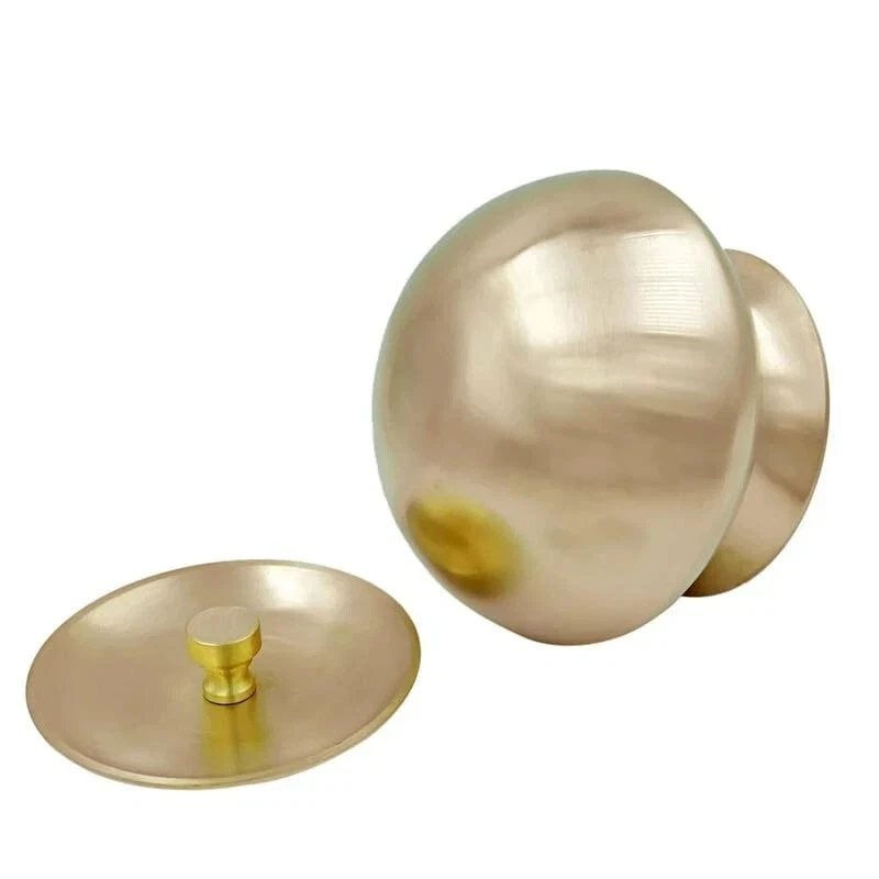 青铜 Kansa Serving Handi Lota 带盖餐具 500 毫升容量 — 第 3/4 张图片