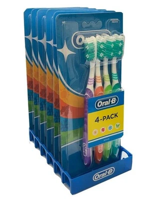 ORAL B Oral-B Zahnbürsten Handzahnbürsten AntiPlaque , (24er Pack, medium / Mittel)