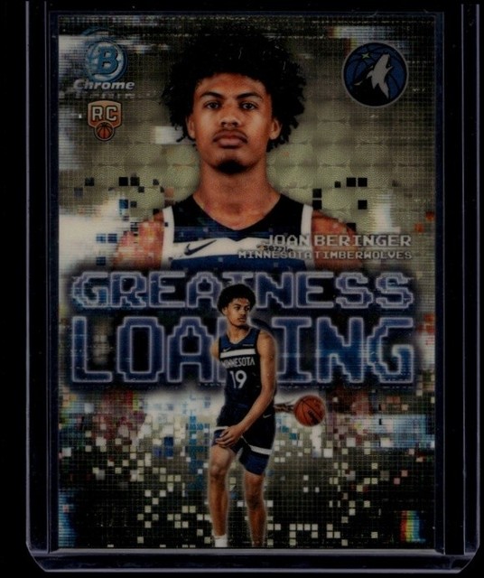 2025-26 Bowman Basketball Joan Beringer GL-17 Greatness Loading Superfractor 1/1