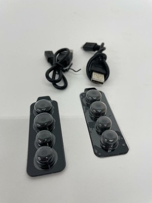 Jabra Elite Active 65t Replacement Rubber Eartips - Black w/cable (LOT of 2)