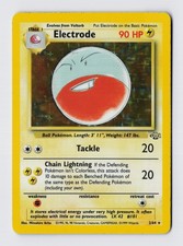 Pokémon TCG Jungle (Unlimited) Electrode 2/64 Holo Rare NM