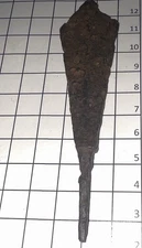 RARE 13th C. Mongol Golden Horde Iron Broadhead Arrowhead