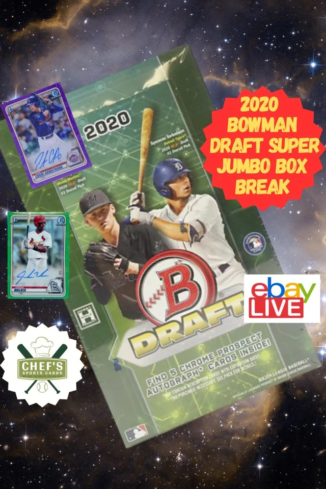 2020 BOWMAN DRAFT BASEBALL SUPER JUMBO BOX BREAK #10