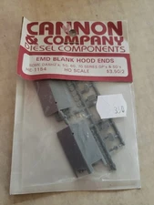 HO Cannon & Co. EMD Blank Hood Ends Some Dash-2s 50/60/70 Series GPs SDs HE-1154