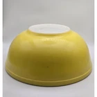 Vintage Pyrex Yellow 404 Mixing Bowl 4 Quart Primary Colors Series Milk Glass