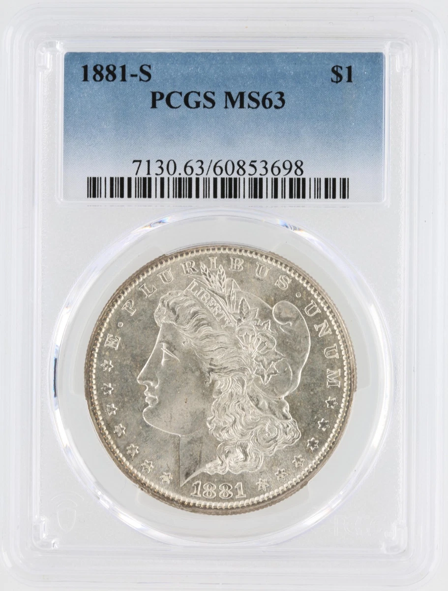 MS 63 Graded 1881 Year Morgan US Dollars (1878-1921) for sale | eBay
