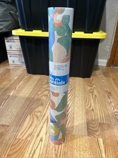 Room Essentials Floral Kitchen Rug Rectangular Rubber Backing Anti-Skid 20 x 34