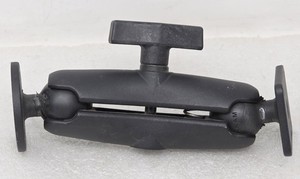 RAM Double 1.5" Ball Mount with Round and Rectangular Plates - RMR-101-225