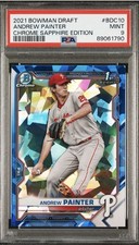 2021 Bowman Chrome Draft Sapphire Edition Andrew Painter #BDC-10 PSA 9 MINT