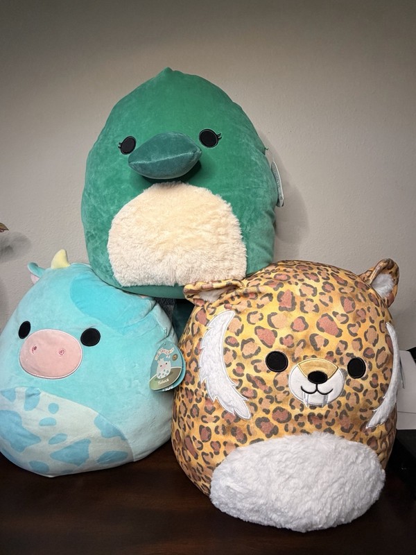Squishmallows 16” Selassi,Tuluck  and Cherie new with tags