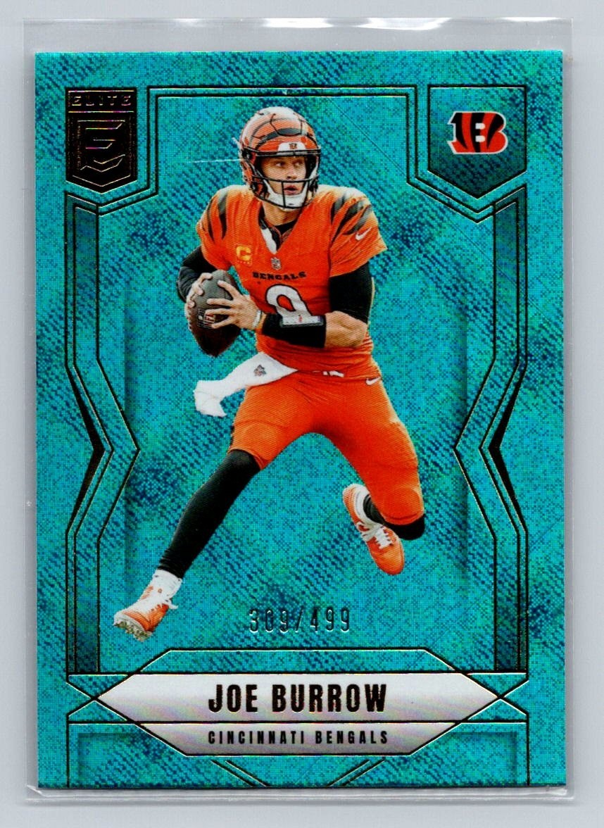 2025 Panini Donruss Elite - Joe Burrow #81 Teal Matrix #309/499