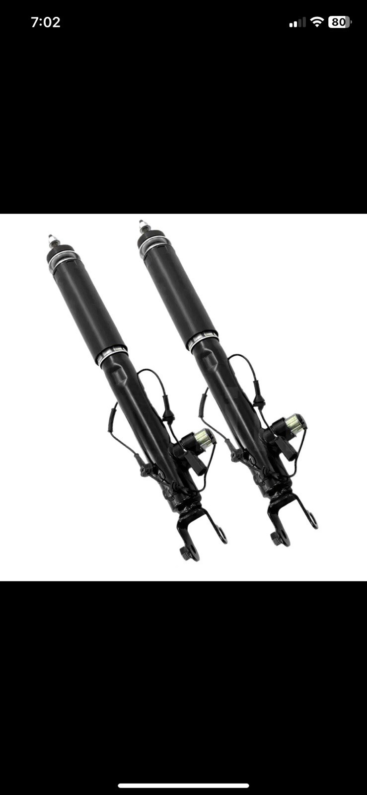 Set of 2 Front Suspension Struts with Shocks for Vehicle