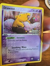 Drowzee 54/109 Team Rocket Returns Stamped Reverse Holo LP on eBay