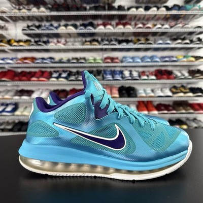 Nike Lebron 9 Low Summit Lake Hornets Blue 510811-400 Men s Size 9