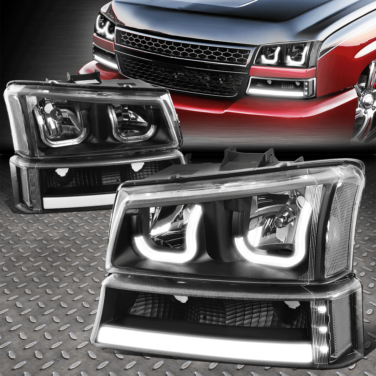 2X 7 INCH Round LED Headlights Hi/Lo Beam DRL DOT For Ford Cortina Mk2 518013 - Foto 8