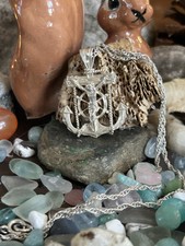 925 Sterling Vintage Fabulous Mermaid Necklace 