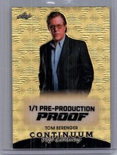 Tom Berenger Leaf Pop Century 1/1 Pre Production Proof