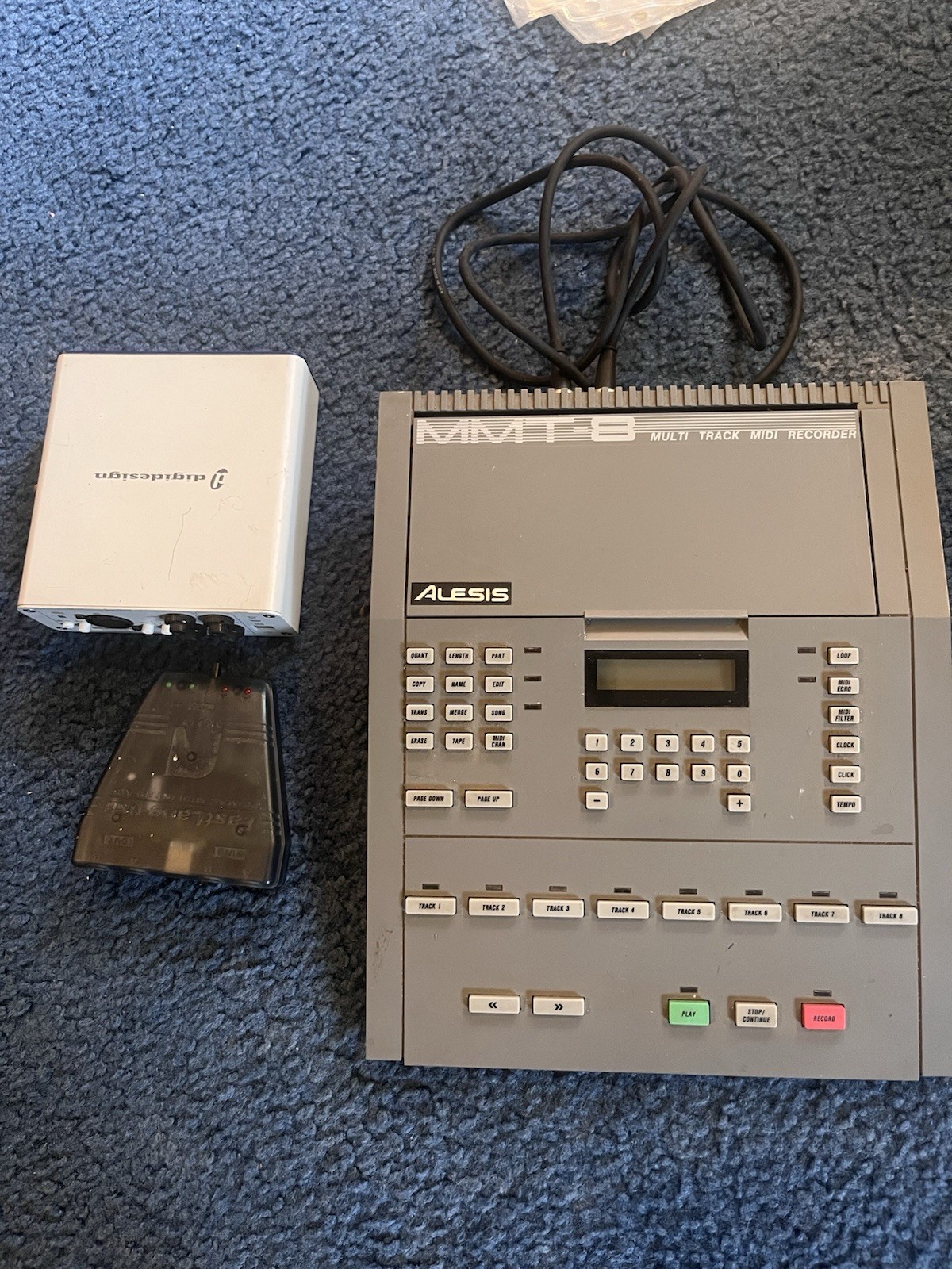 Audio gear Lot Alesis MMT-8 midi Recorder   M box Mini   Motu Fastlane untested