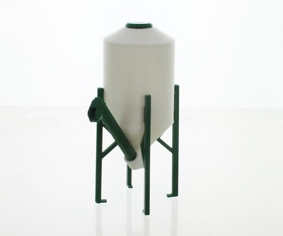 3D To Scale 64-305-WT 1/64   Storage Bin on Legs White Scene Prop