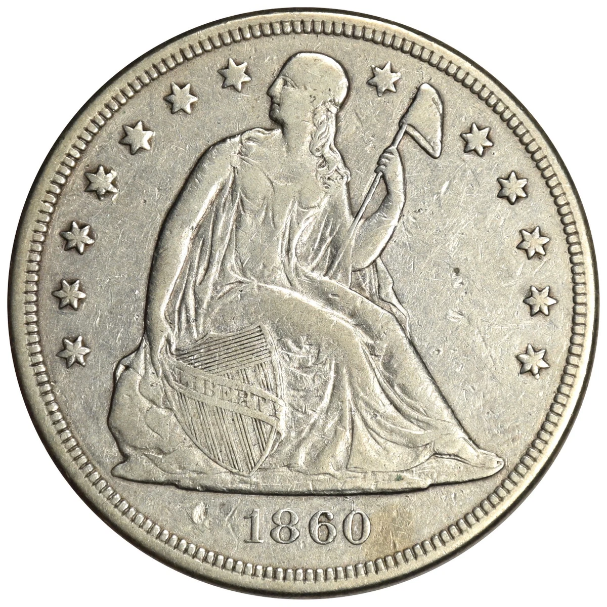 1860 Year Seated Liberty US Half Dollars (1839-1891) for sale | eBay