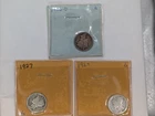 1926-D & 1927(2) Mercury Dimes