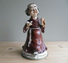 Vintage Capodimonte Figurine Capo di monte Monk Figure