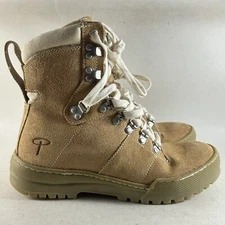 Erem Xerocole Expedition Womens Lace Up Hiking Boots Almond Buff Brown Size 8