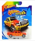 Hot Wheels Ford F-150 City Color Shifters -BHR25 New NRFP 2013 Orange Variation