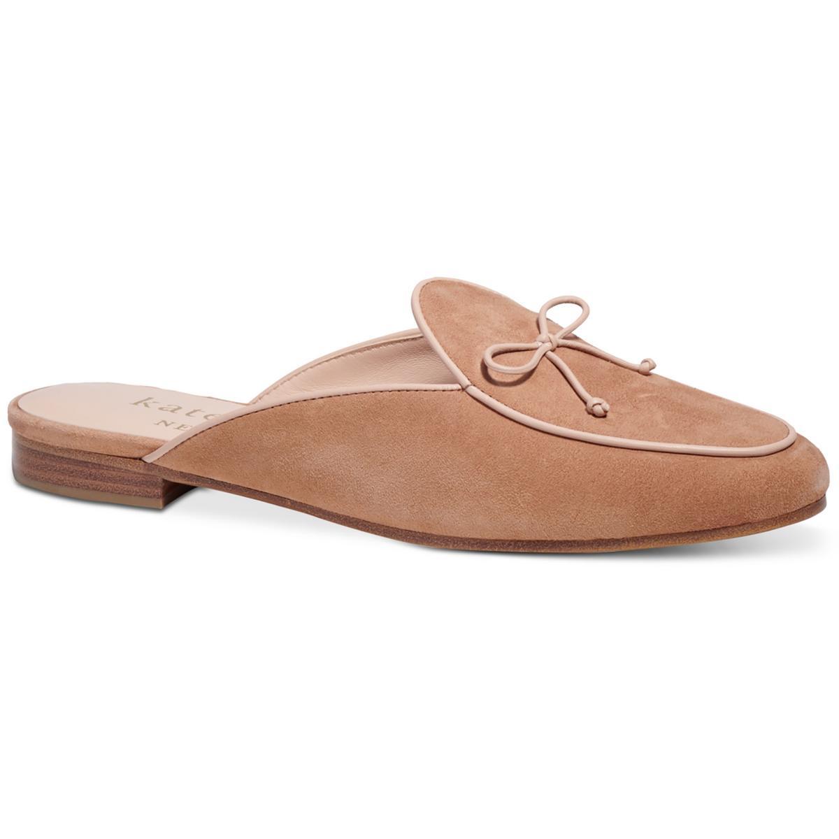 Женские шлепанцы Kate Spade из коричневой кожи DEVI SLIDE 8 среднего размера BM BHFO 9287 13290₽