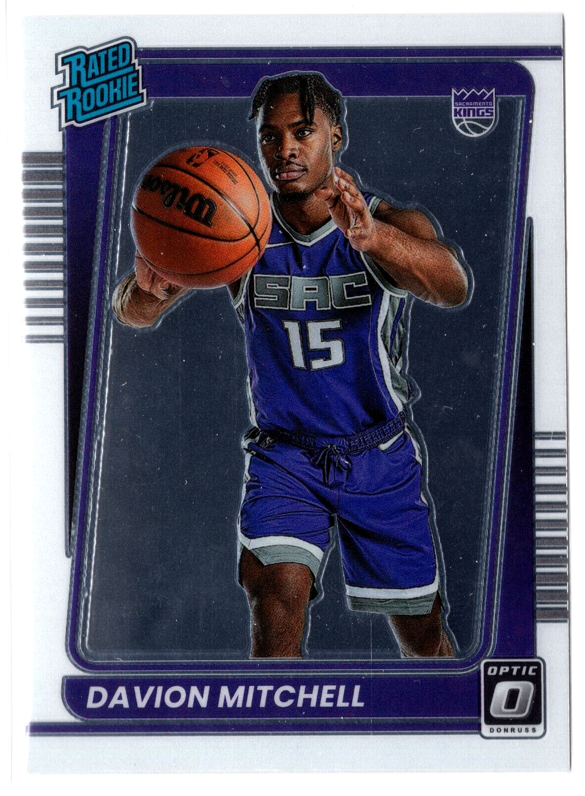 2021-22 DONRUSS OPTIC BASKETBALL RATED ROOKIE DAVION MITCHELL#155 SACRAMENTO