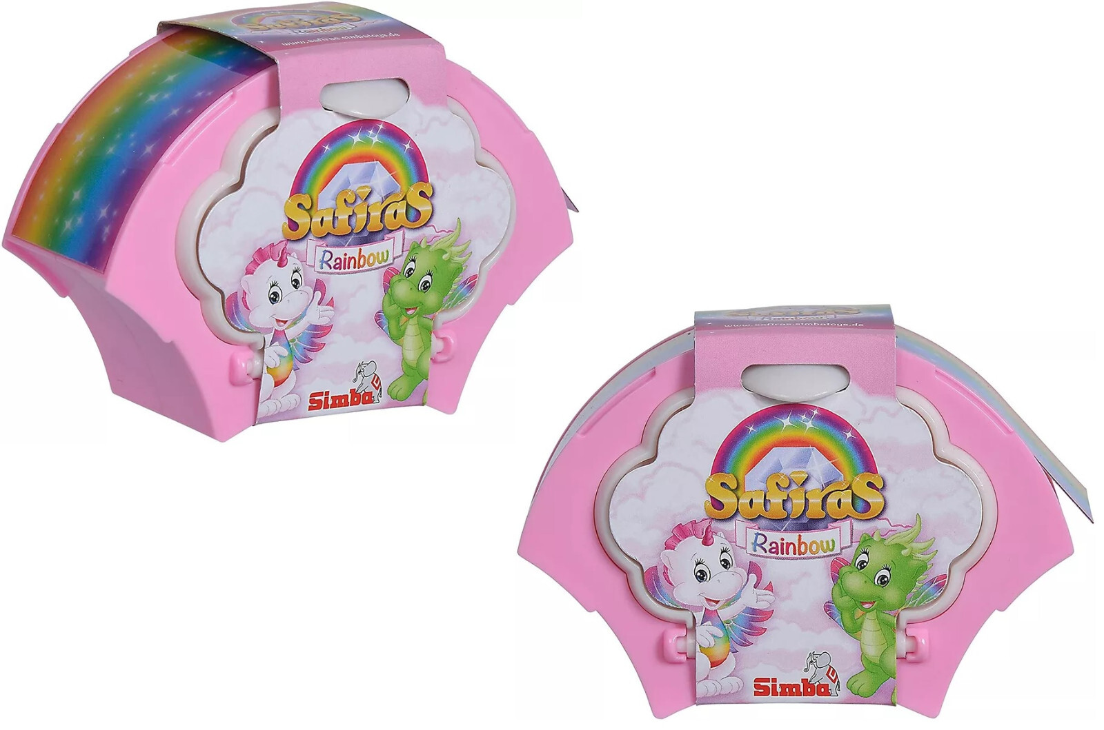 X2 Simba Safiras Rainbow Friends Mini Dragon Figure - Mystery Party Filler