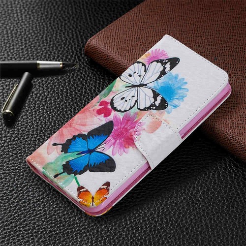 Funda protectora de cuero pintada abatible para OPPO A9 A5 2020 Find X2 Lite/Neo/Pro - Imagen 33 de 52