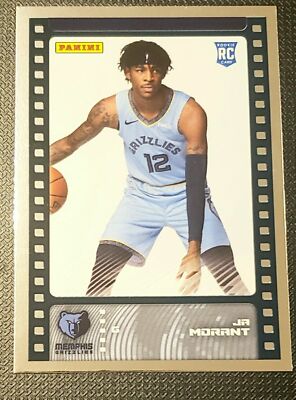 JA MORANT RC Silver Foil Prizm Rookie - 2019-20 Panini Sticker