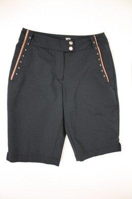 womens navy golf shorts
