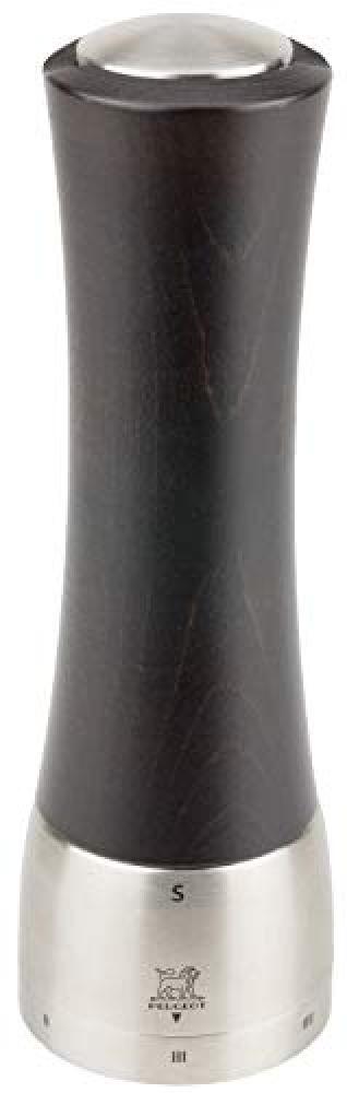 Madras u Select - 21 cm - Edelstahl/Schokolade - Salzmühle - NUOVO