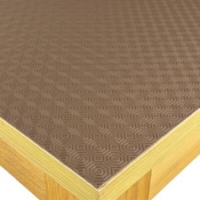 CUT TO SIZE Brown Felt Backed Table Protector Heat Resistant All Sizes Bespoke