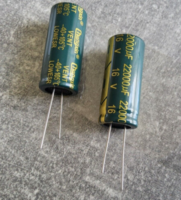 1 Stück ELKO 22000uF 16V Elektrolytkondensator Radial Low ESR -40+105°C