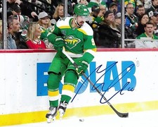 Marcus Johansson Signed 8x10 Photo Minnesota Wild Autographed COA B