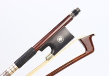 new braided Carbon fiber Advanced Violin Bow Pernambuco Inlay eye Frog